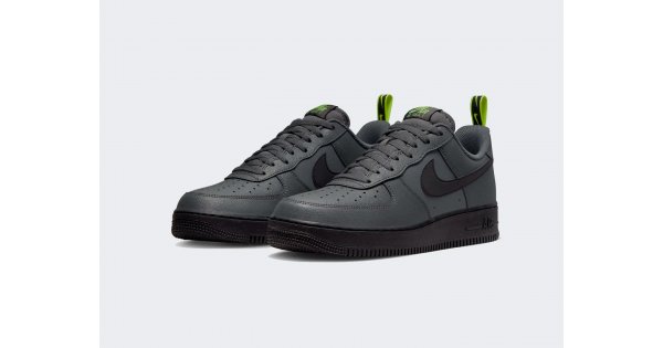 Nike air force black and volt best sale